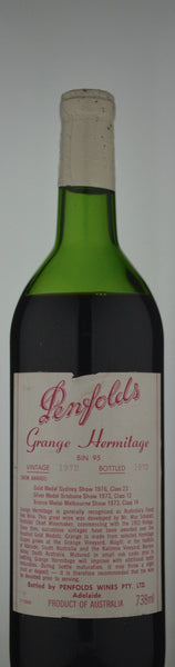 Penfolds Grange Shiraz 1972