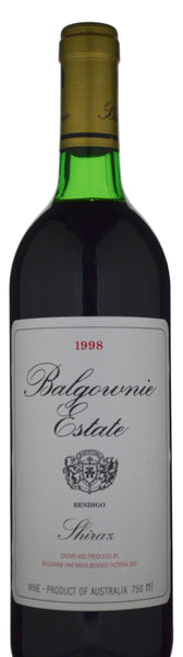 Balgownie Estate Shiraz 1998