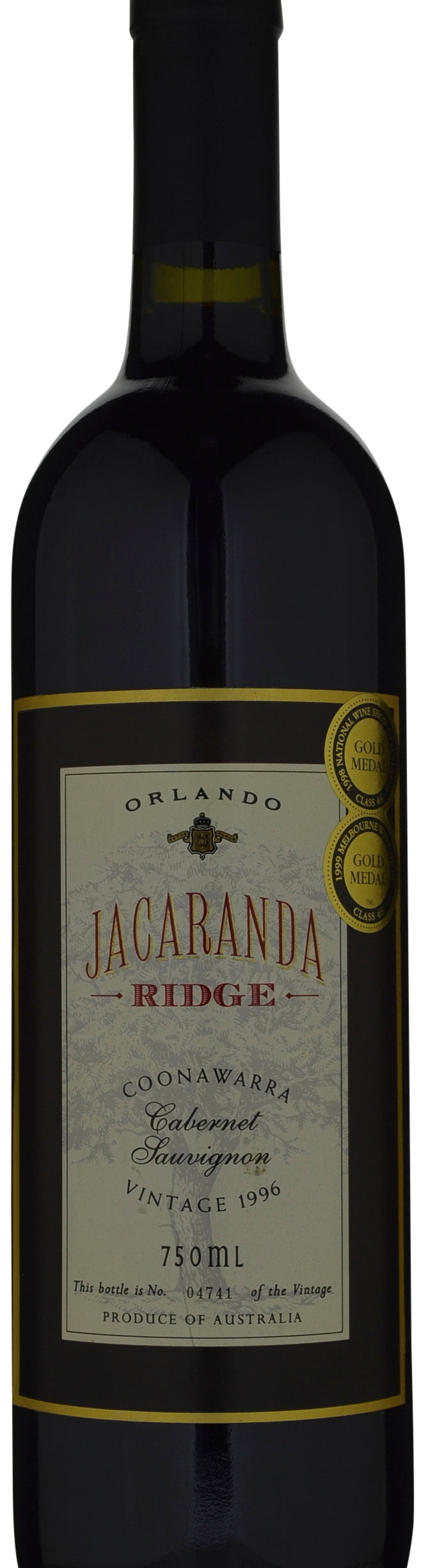 Orlando Jacaranda Ridge Cabernet Sauvignon 1996