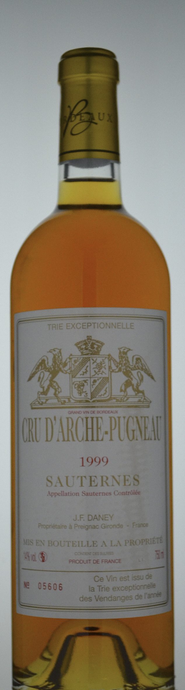 Cru d'Arche-Pugneau Sauternes 1999