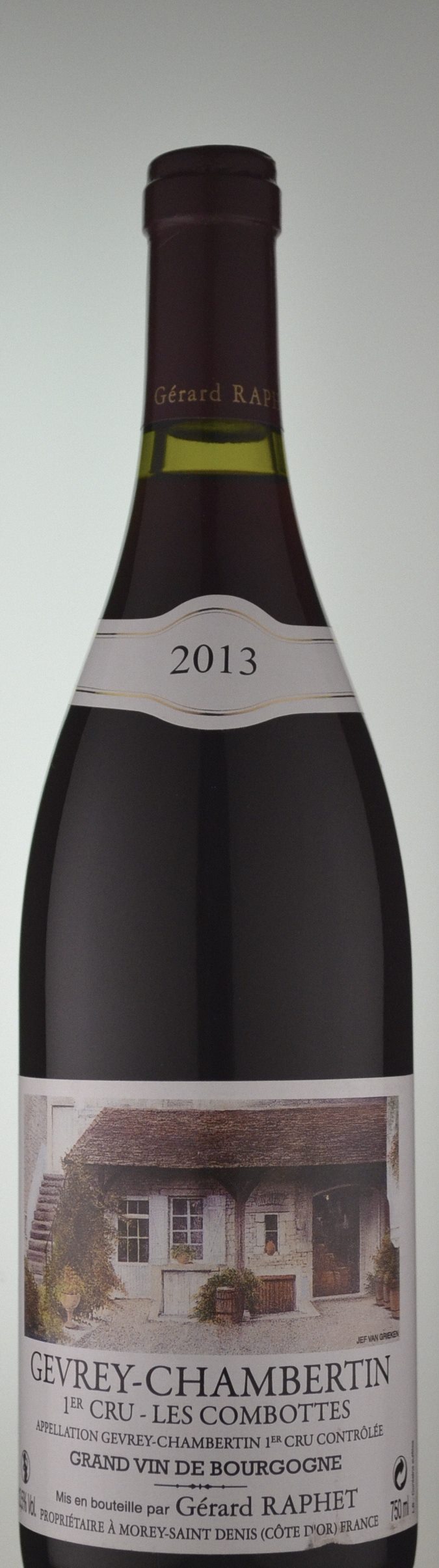 Domaine Gerard Raphet Gevrey-Chambertin Les Combottes 1er Cru Burgundy 2013