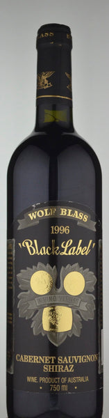 Wolf Blass Black Label Cabernet Shiraz 1996