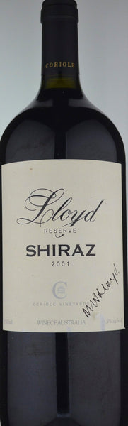 Coriole Vineyards Lloyd Reserve Shiraz 2001