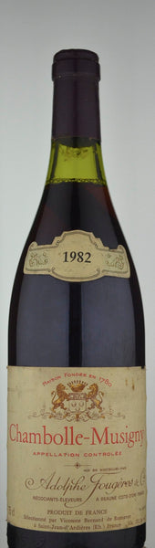 Adolphe Fougeres & Cie Chambolle-Musigny Burgundy 1982