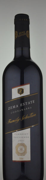 Zema Estate Family Selection Cabernet Sauvignon 2001