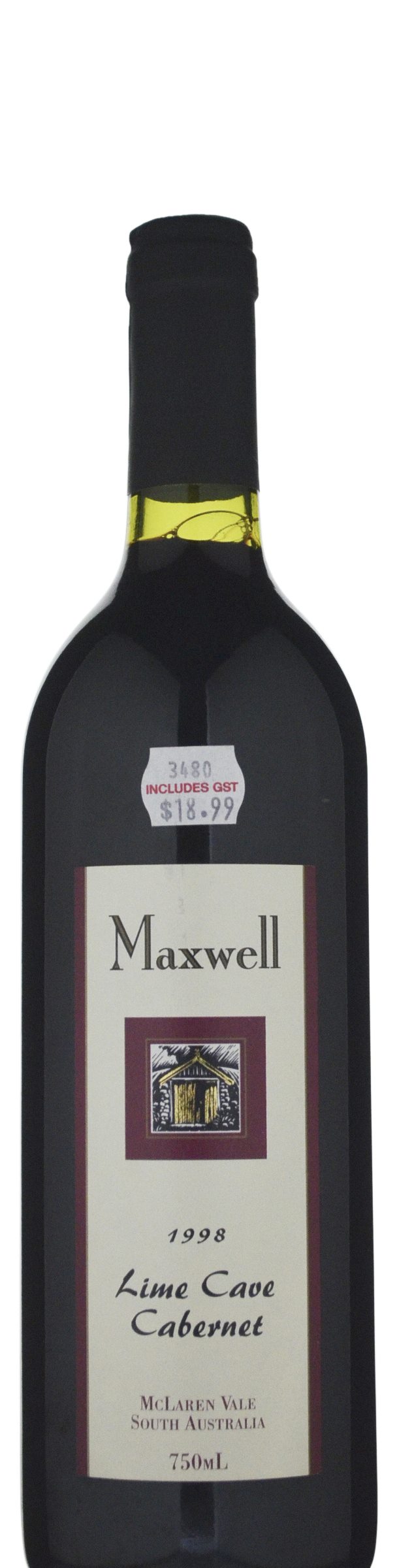 Maxwell Lime Cave Cabernet Sauvignon 1998