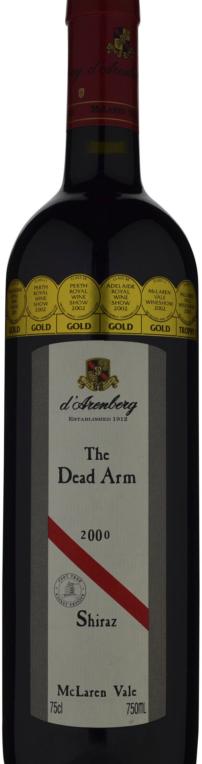 d'Arenberg The Dead Arm Shiraz 2000