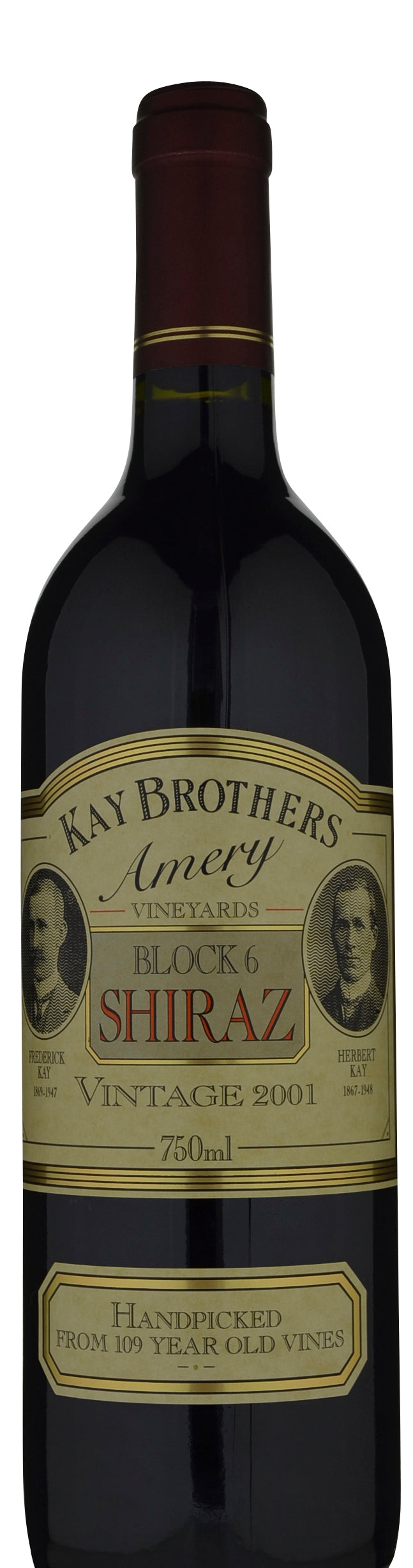 Kay Brothers Amery Vineyards Block 6 Old Vine Shiraz 2001