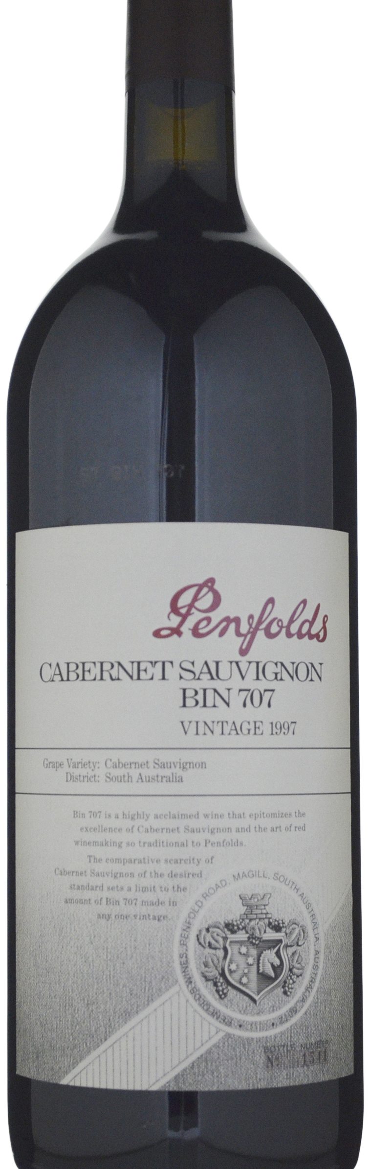 Penfolds Bin 707 Cabernet Sauvignon 1997
