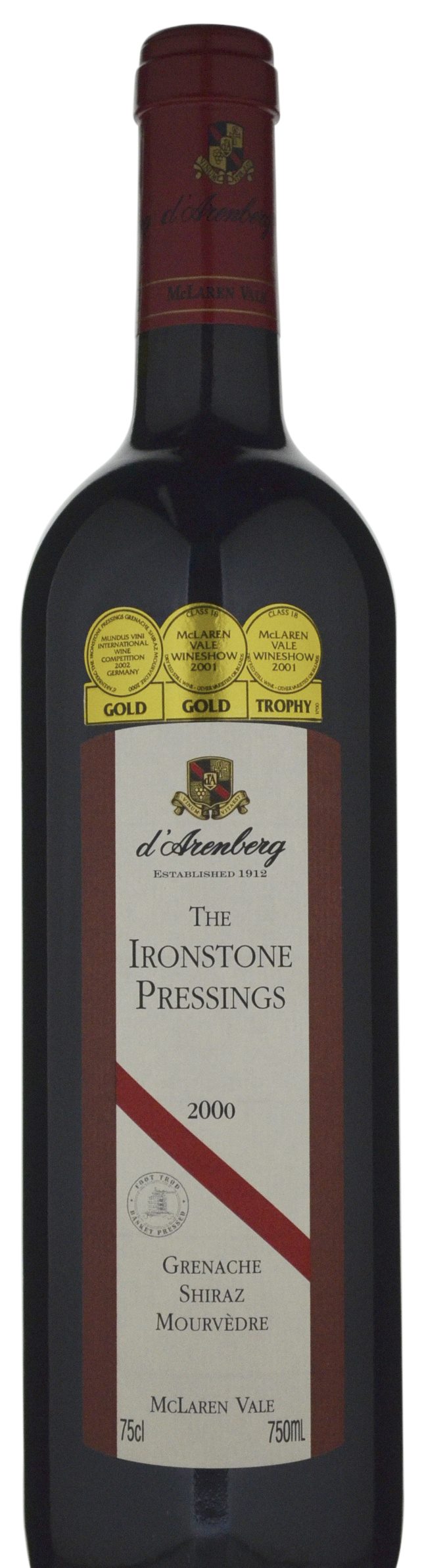 d'Arenberg The Ironstone Pressings Grenache Shiraz Mourvedre 2000