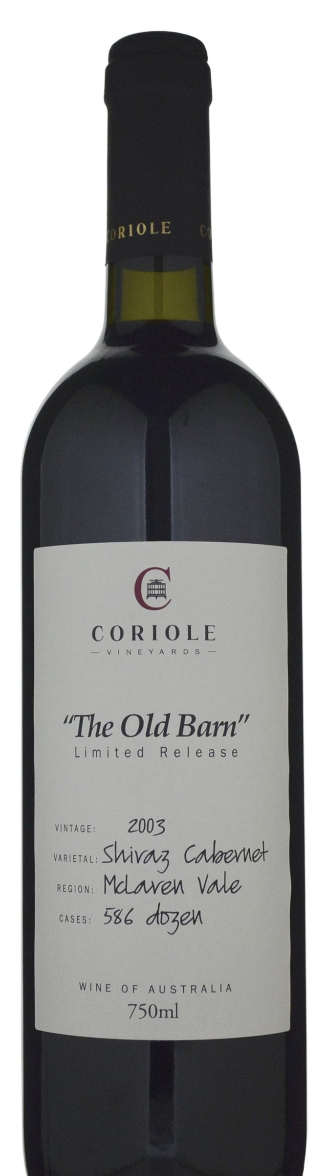 Coriole Vineyards The Old Barn Shiraz Cabernet 2003