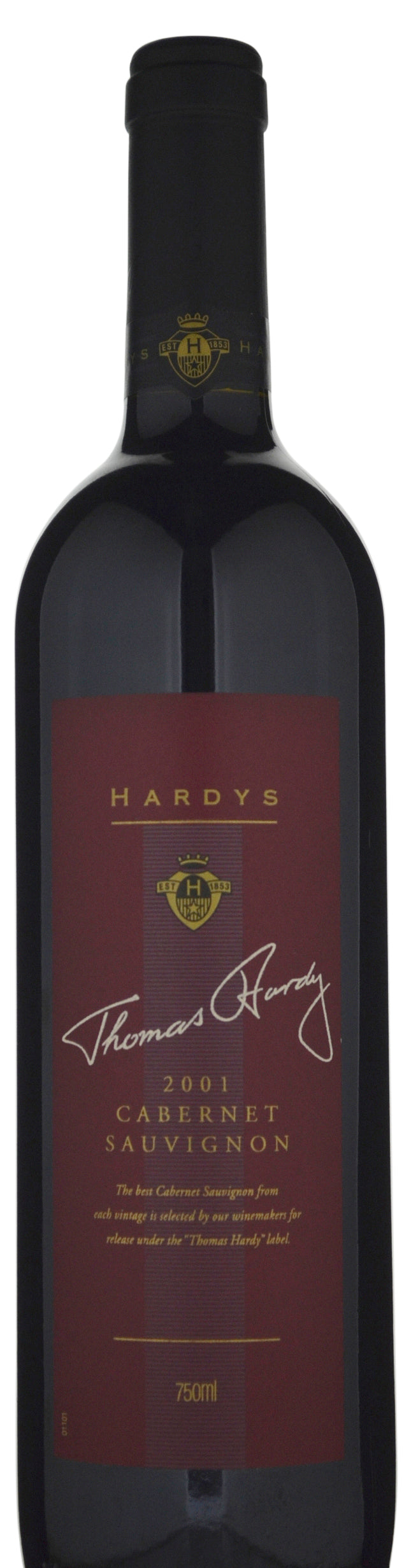 Hardy's Thomas Hardy Cabernet Sauvignon 2001