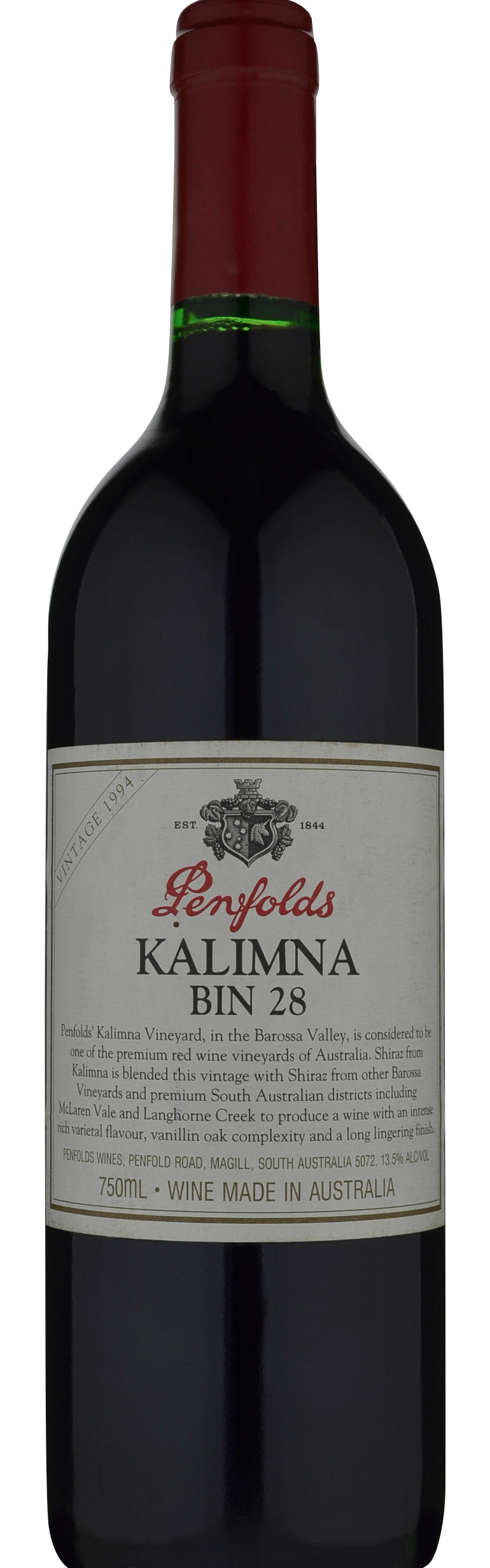 Penfolds Bin 28 Kalimna Shiraz 1994