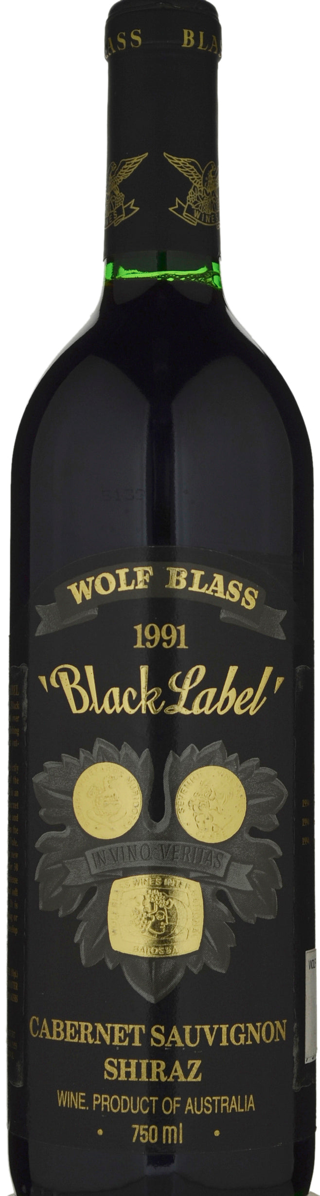 Wolf Blass Black Label Cabernet Shiraz 1991