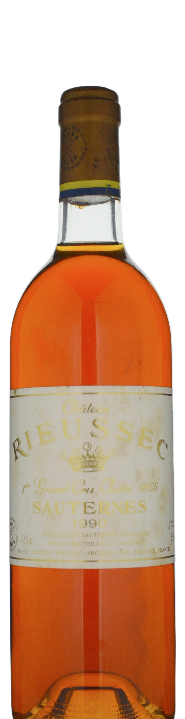 Chateau Rieussec 1er Grand Cru Classe Sauternes 1990
