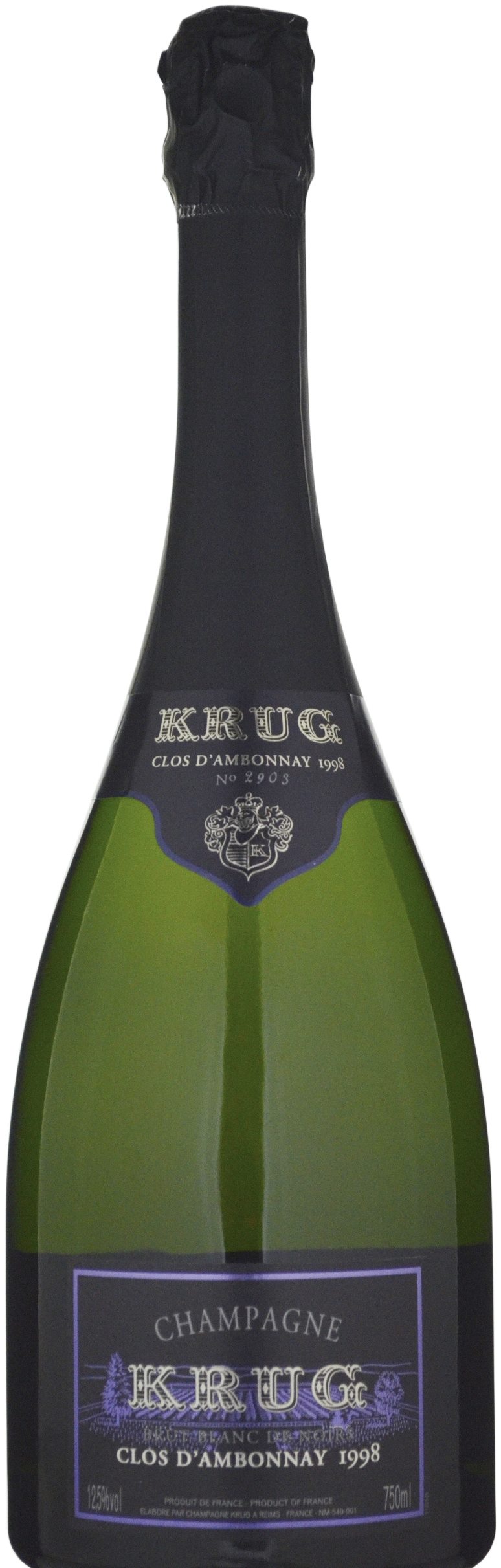 Krug Clos d'Ambonnay Champagne 1998 – Vintage Wine Premium Old Vintage  Wine