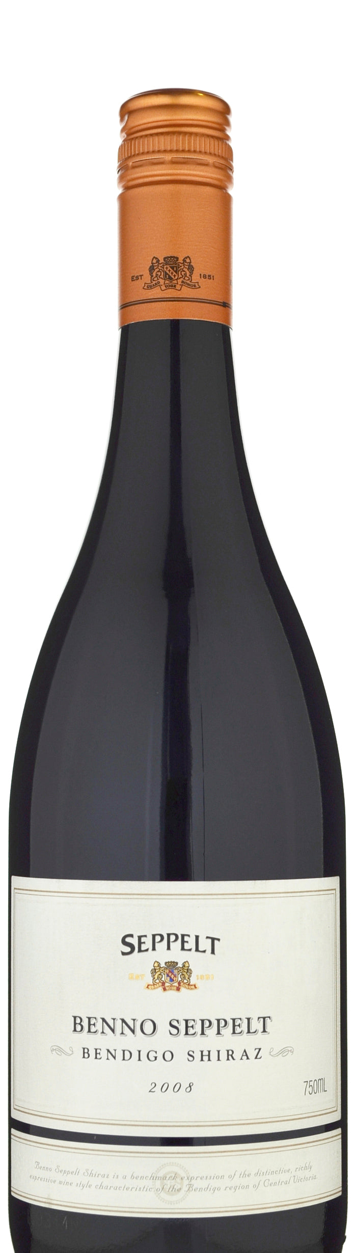 Seppelt Benno Bendigo Shiraz 2008