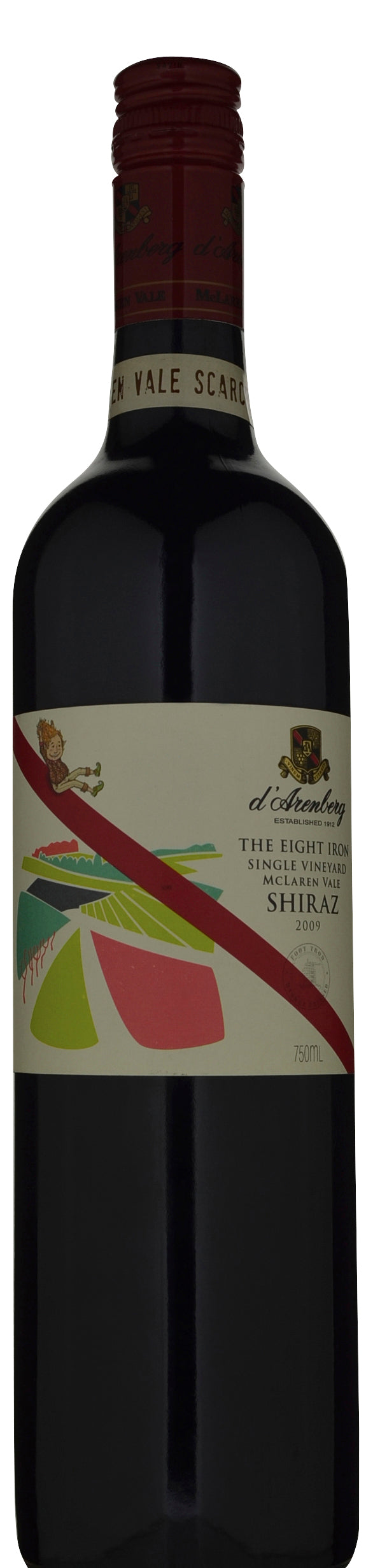 d'Arenberg The Eight Iron Single Vineyard Shiraz 2009