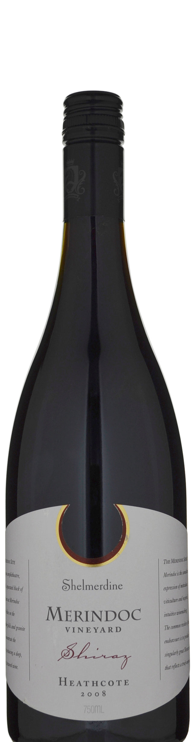 Shelmerdine Merindoc Vineyard Shiraz 2008