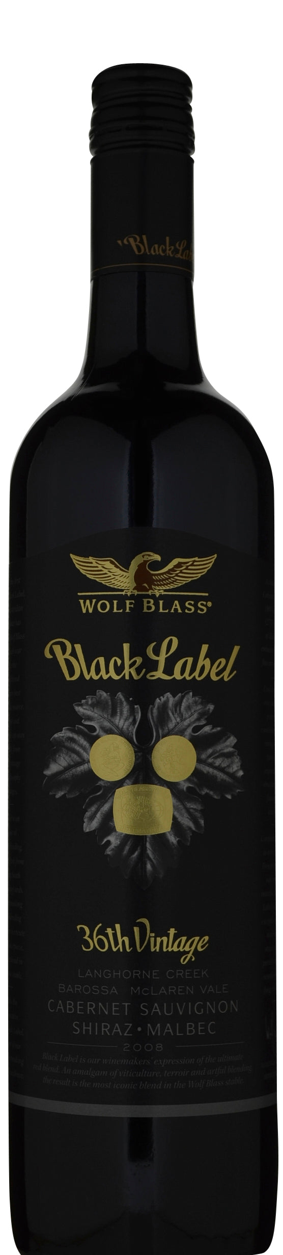 Wolf Blass Black Label Cabernet Shiraz Malbec 2008