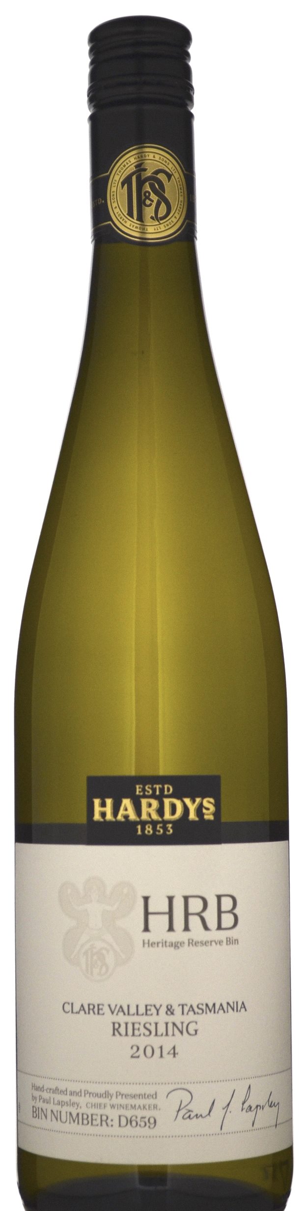 Hardy's HRB D659 Riesling 2014