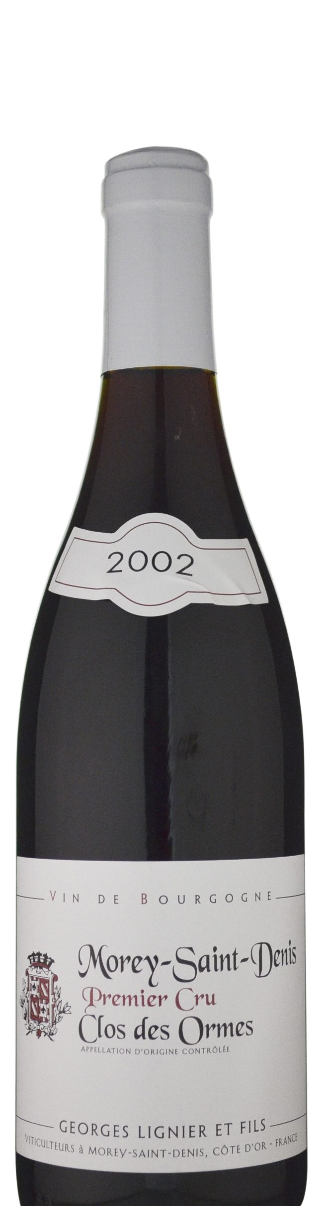 Domaine Georges Lignier Morey-Saint-Denis Clos Des Ormes 1er Cru Burgundy 2002