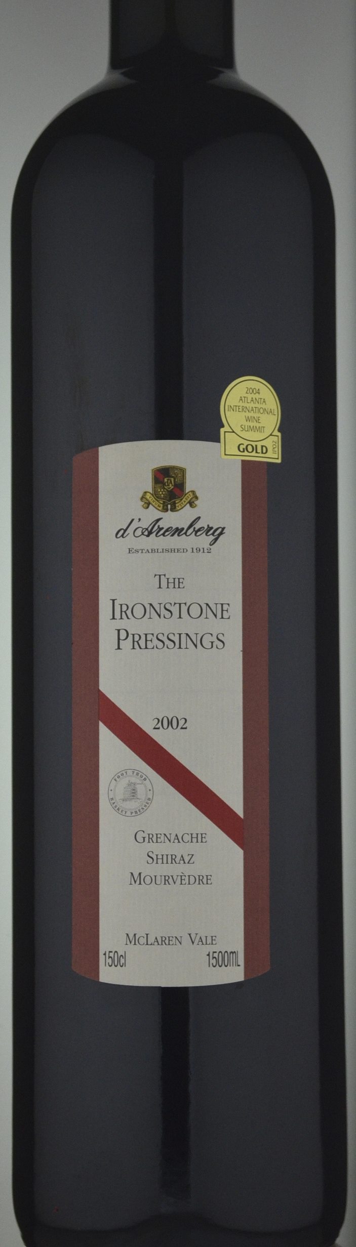 d'Arenberg The Ironstone Pressings Grenache Shiraz Mourvedre 2002