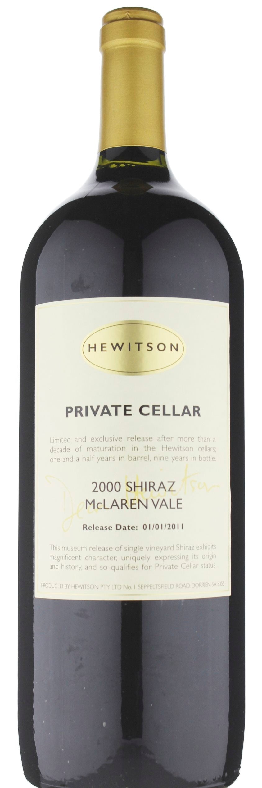 Hewitson Private Cellar Shiraz 2000