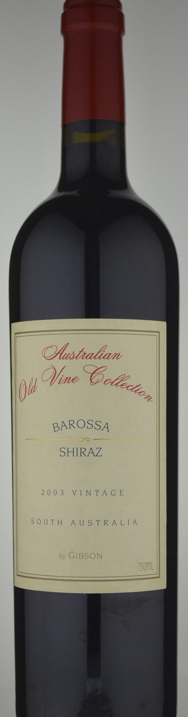 Gibson Wines Australian Old Vine Collection Shiraz 2003