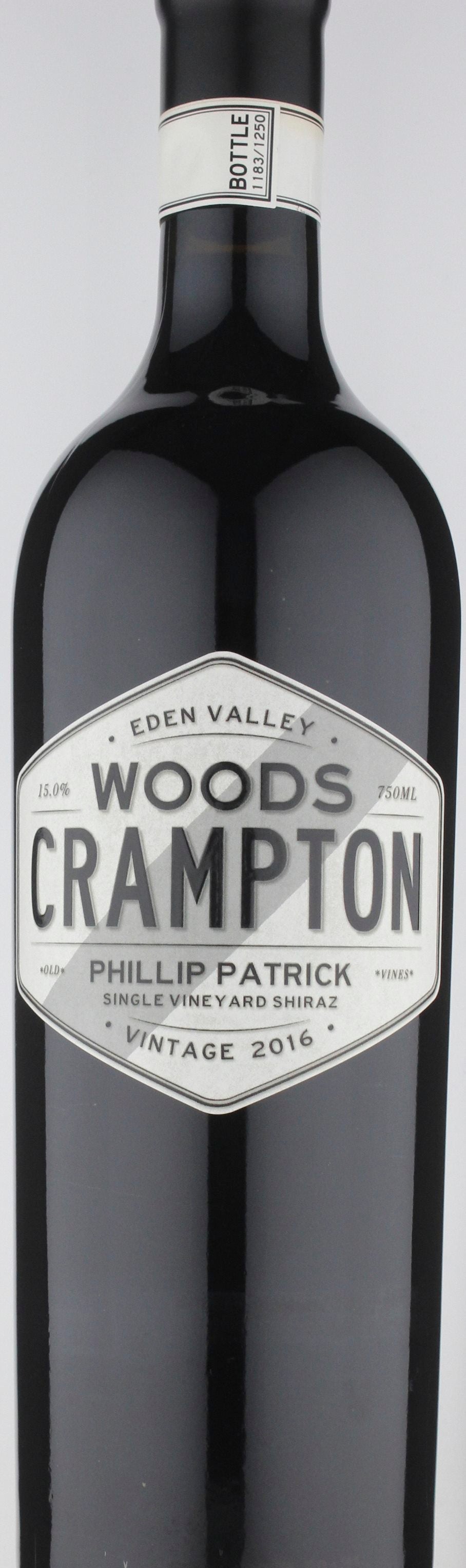 Woods Crampton Wines Phillip Patrick Single Vineyard Shiraz 2016